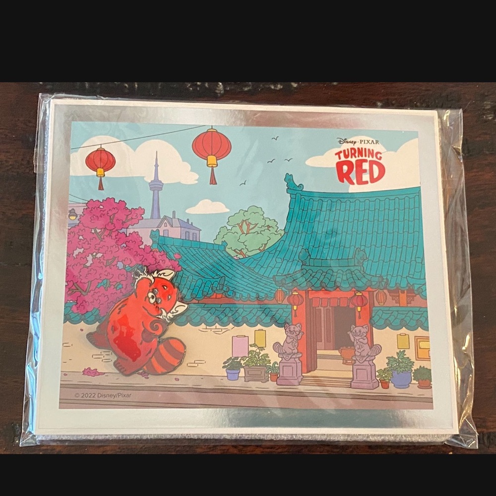 New Disney’s Turning Red Limited Edition Trading Pin & Certificate